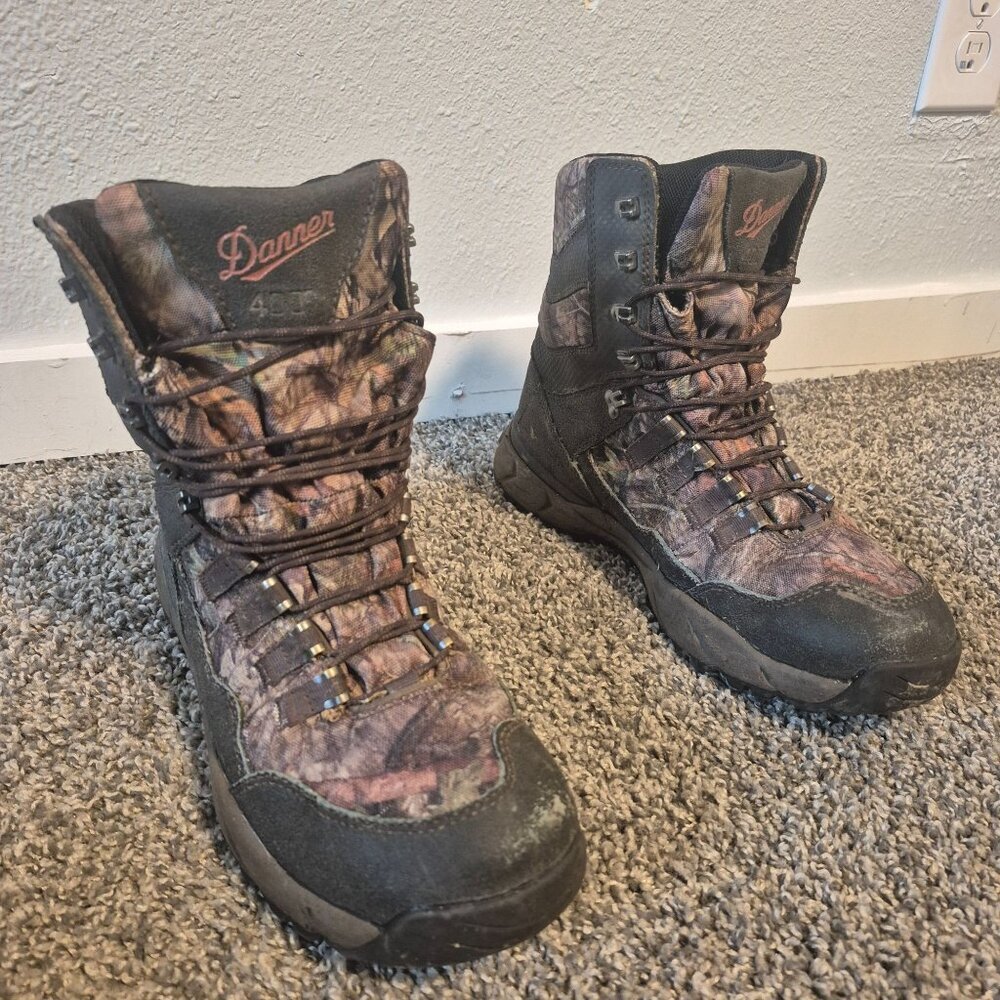 Danner Boots Vital GTX 400G Camo Hunting Mossy Oak Outdoor Lace-Up Warm Men's 10